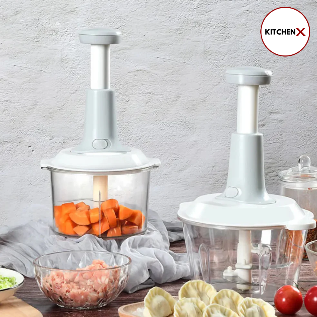 Stainless Steel Manual Vegetable Push Chopper
