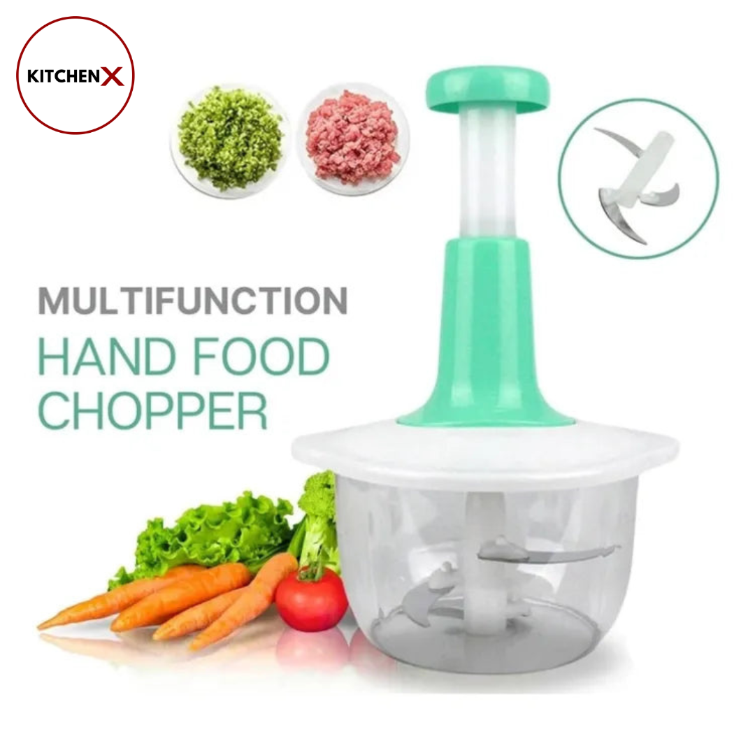 Stainless Steel Manual Vegetable Push Chopper