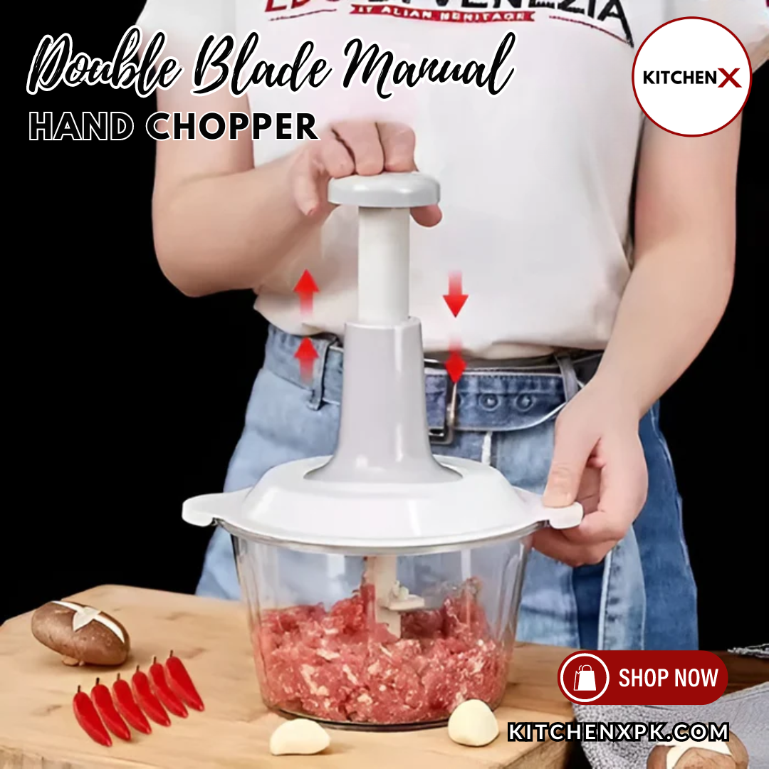 Stainless Steel Manual Vegetable Push Chopper