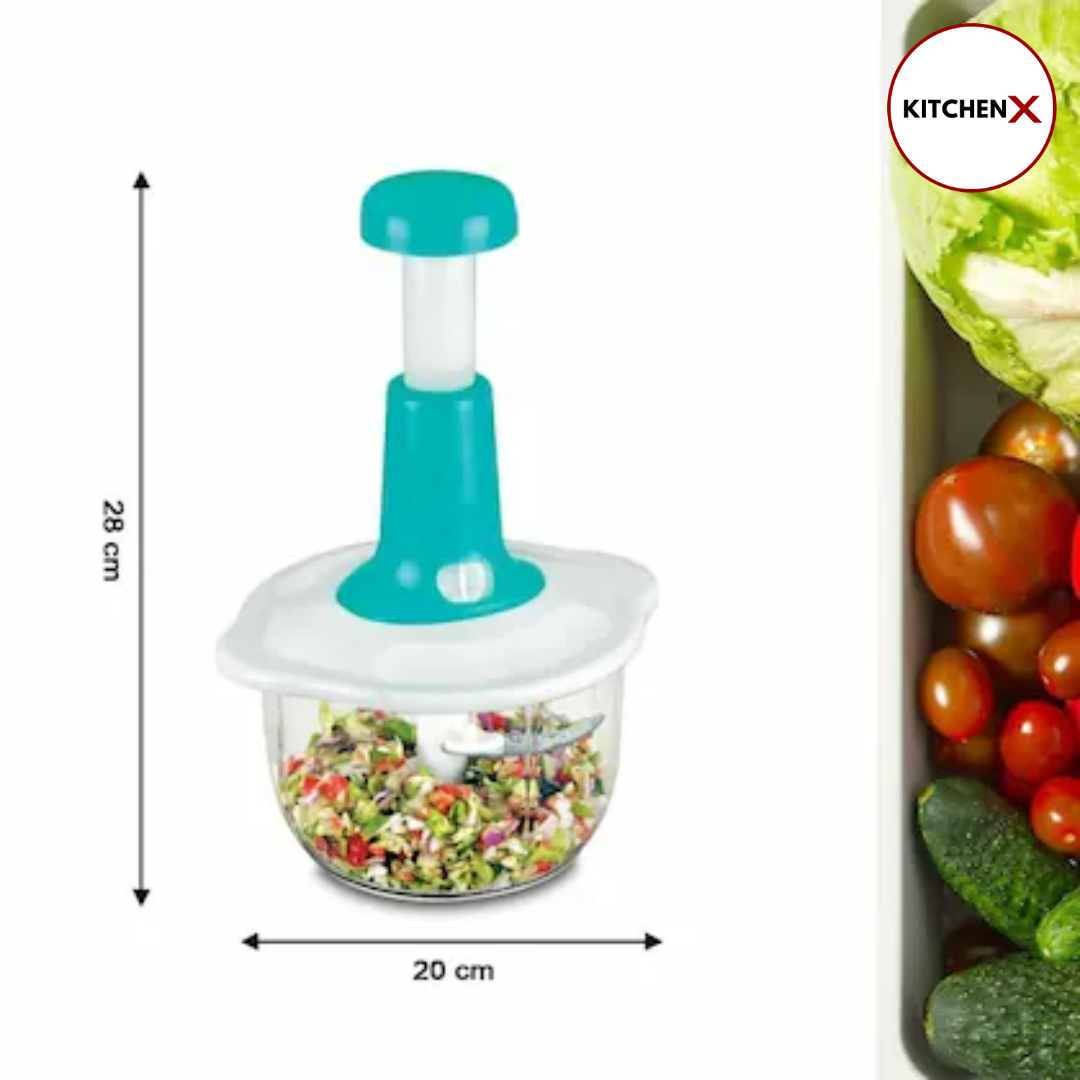 Stainless Steel Manual Vegetable Push Chopper