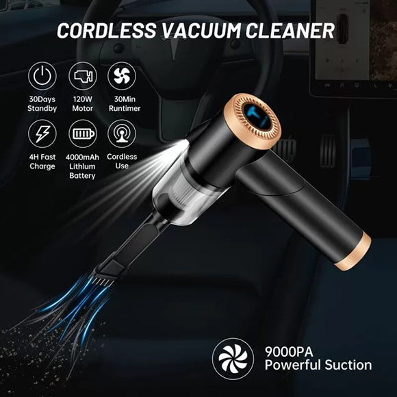 Mini Wireless Cordless Handheld Car Vacuum Cleaner