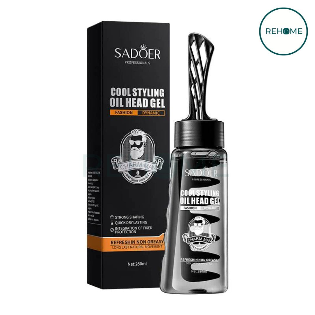 Sadoer Styling Hair Oil Comb Gel - (IMPORTED)