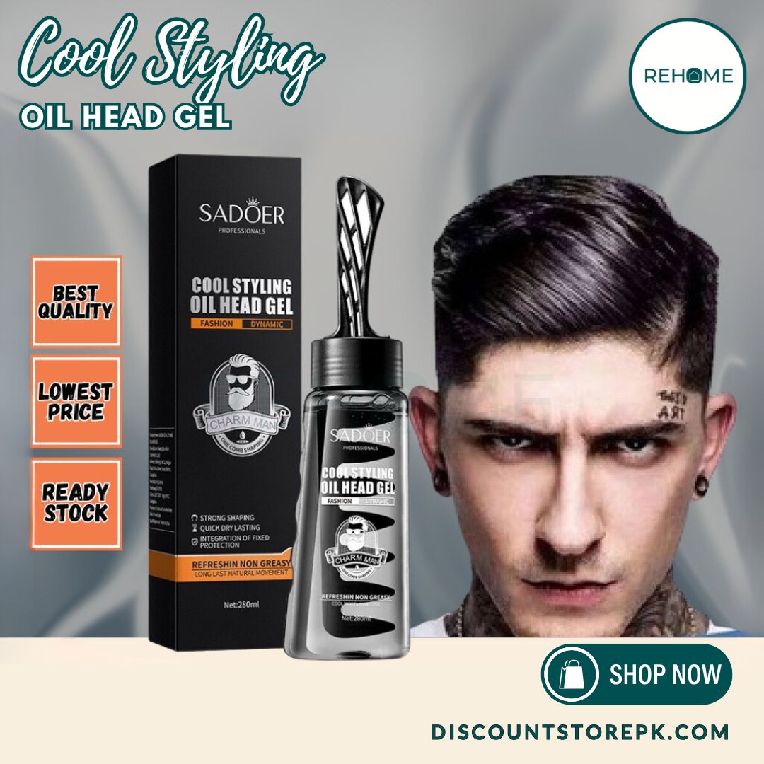 Sadoer Styling Hair Oil Comb Gel - (IMPORTED)