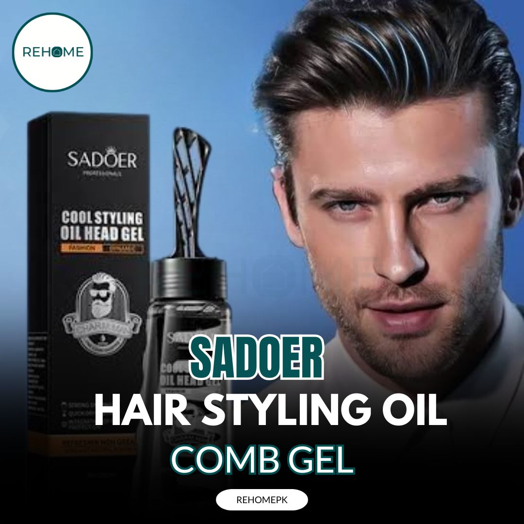 Sadoer Styling Hair Oil Comb Gel - (IMPORTED)