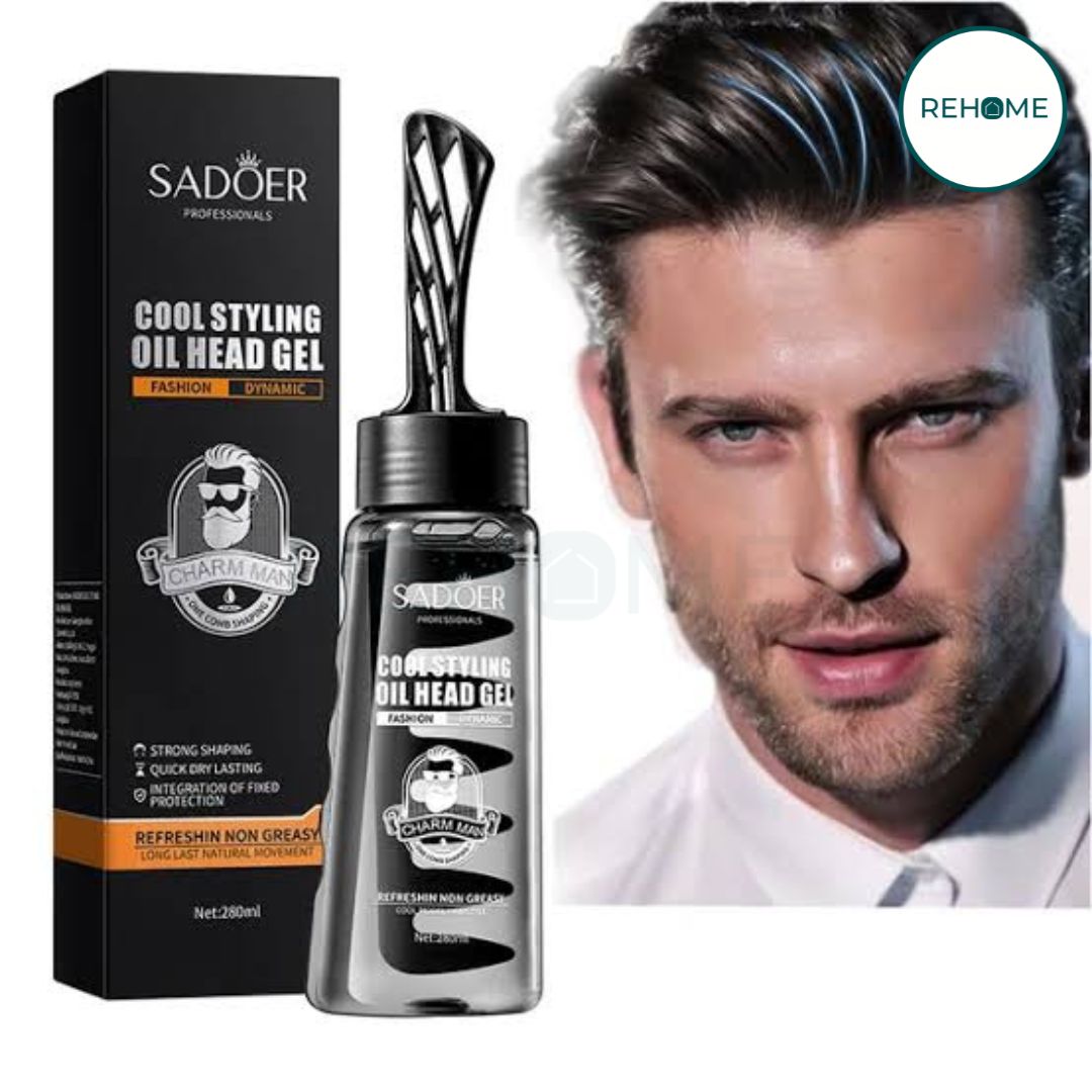 Sadoer Styling Hair Oil Comb Gel - (IMPORTED)