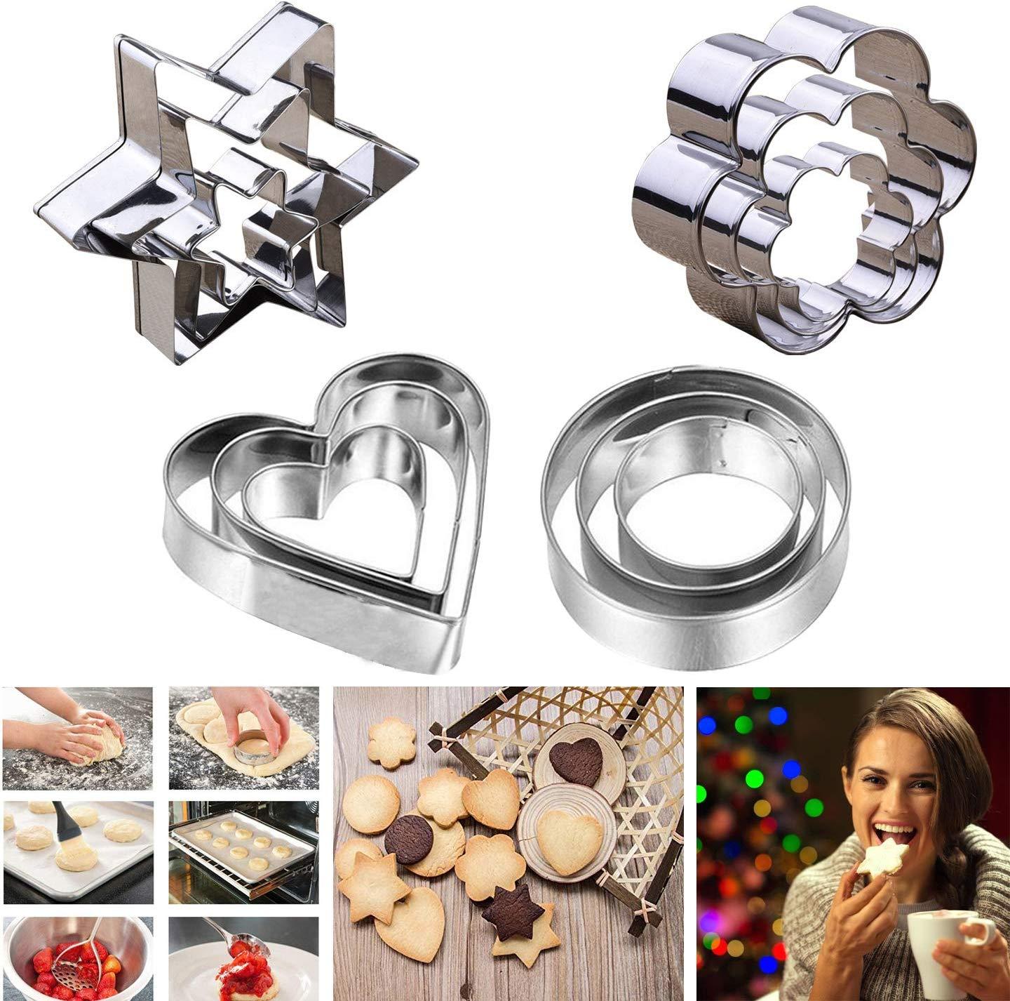 12 PCS Cookie Cutters