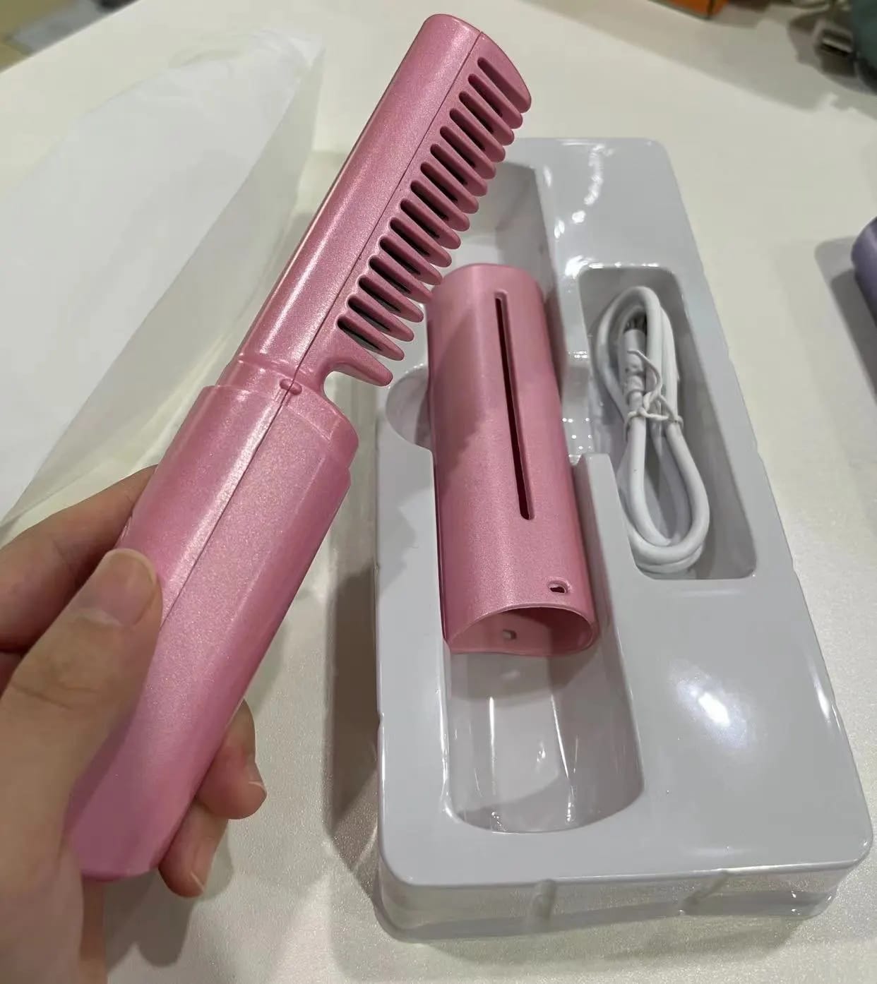 2 in 1 Professional Hair Straightener Comb