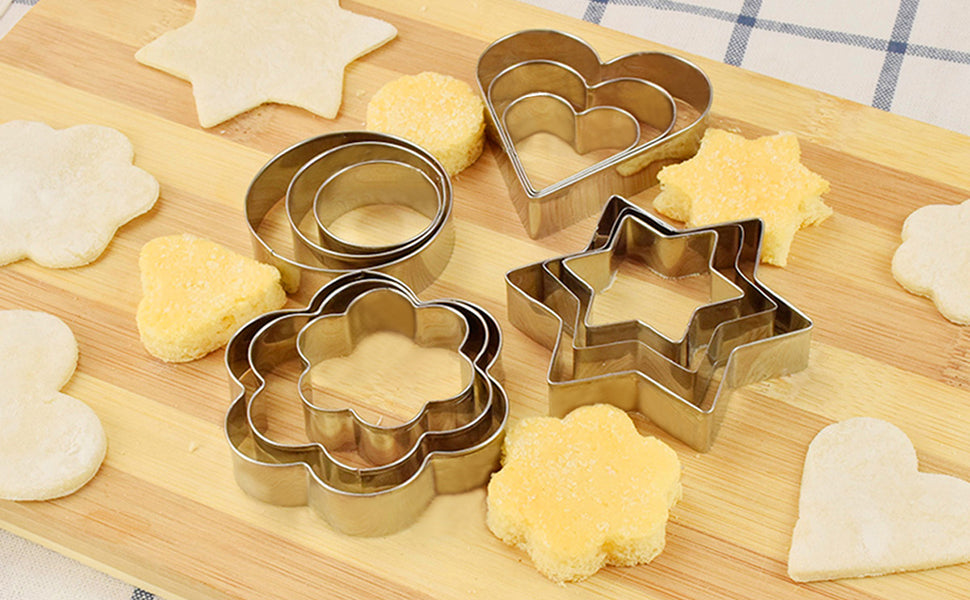 12 PCS Cookie Cutters