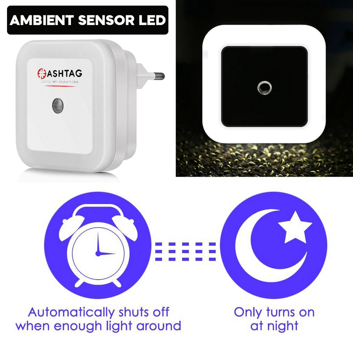 Mini LED Sensor Night Light Lamp