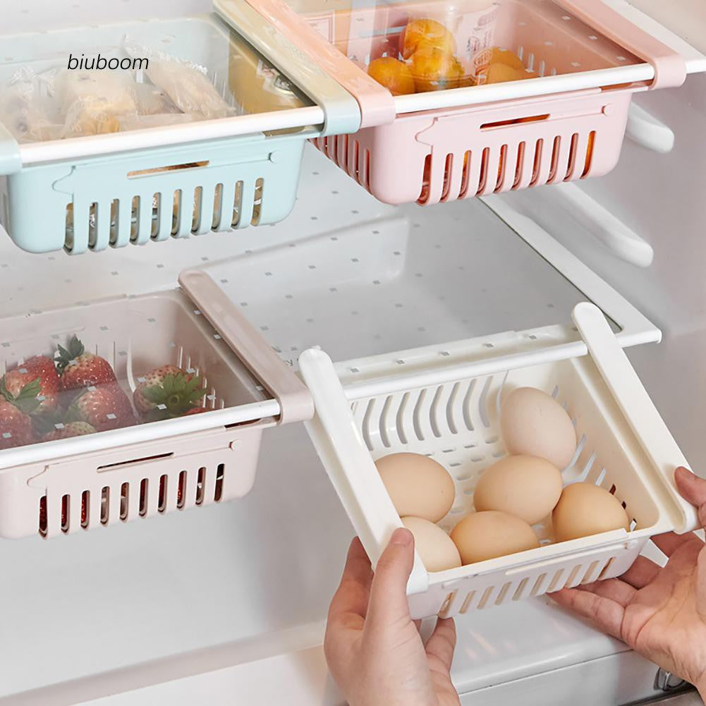 Pack of 2 Expandable Fridge Basket