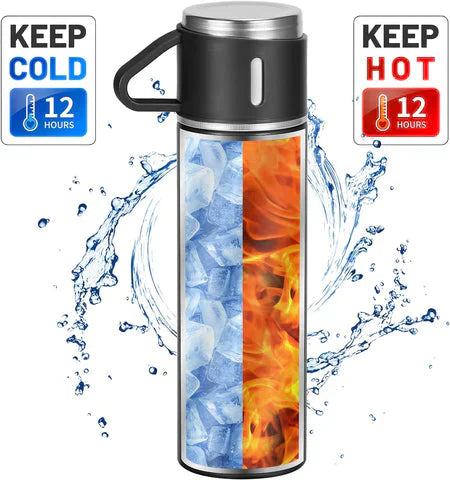 Double-Wall Stainless Steel Vacuum Thermos Flask