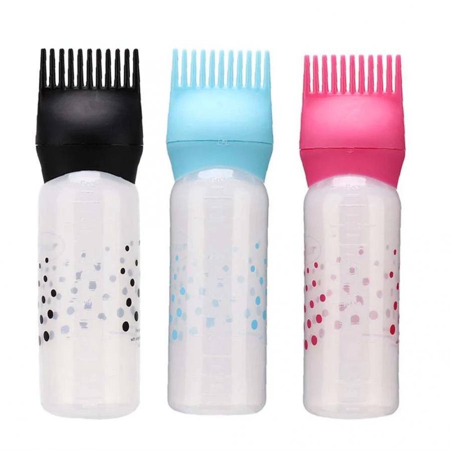 Hair Oil Comb Bottle - (HIGH QUALITY)