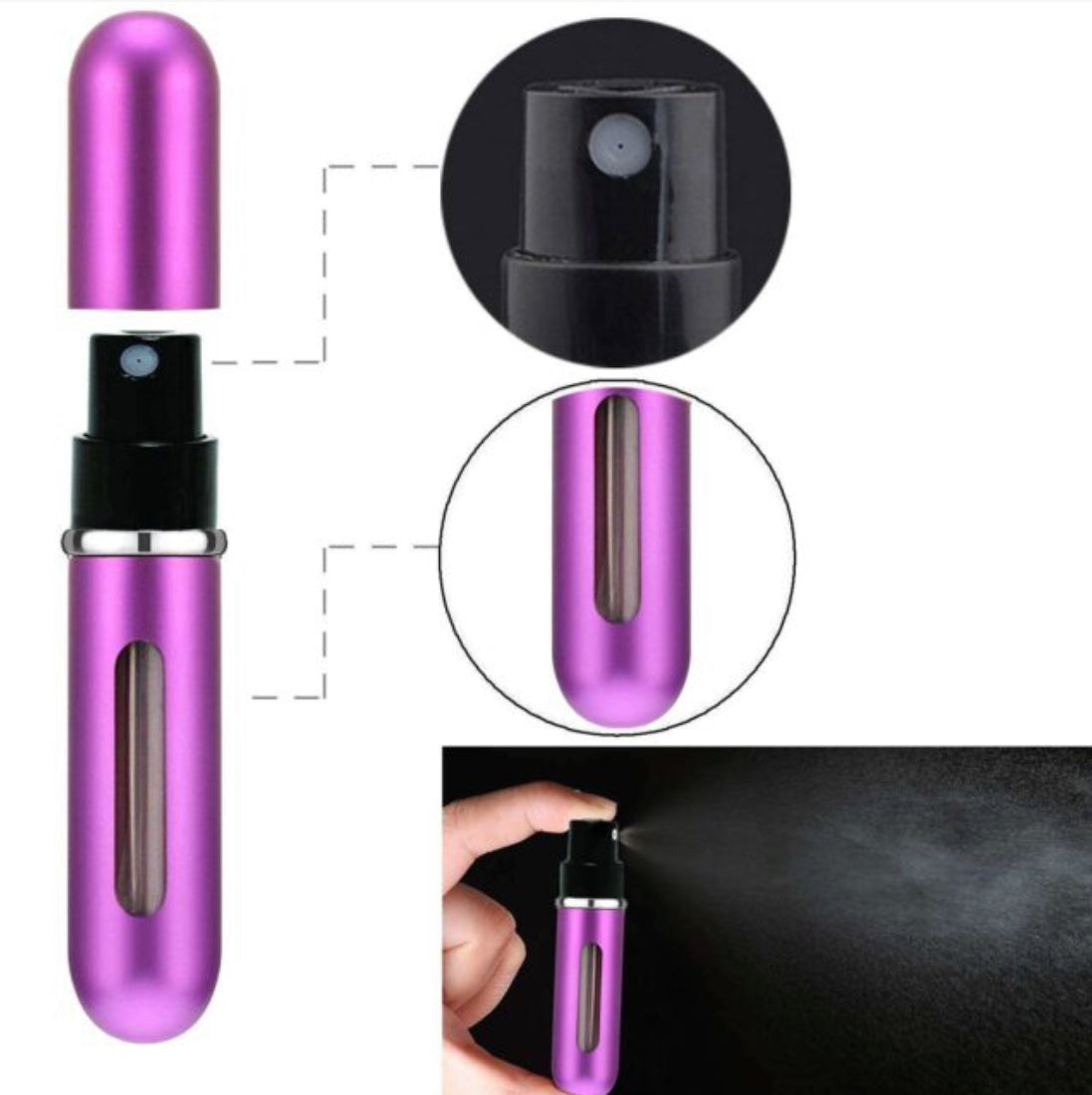 On-The-Go Perfume Optimiser Spray Bottle