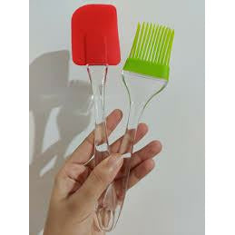 Silicone Baking Brush With Spatula