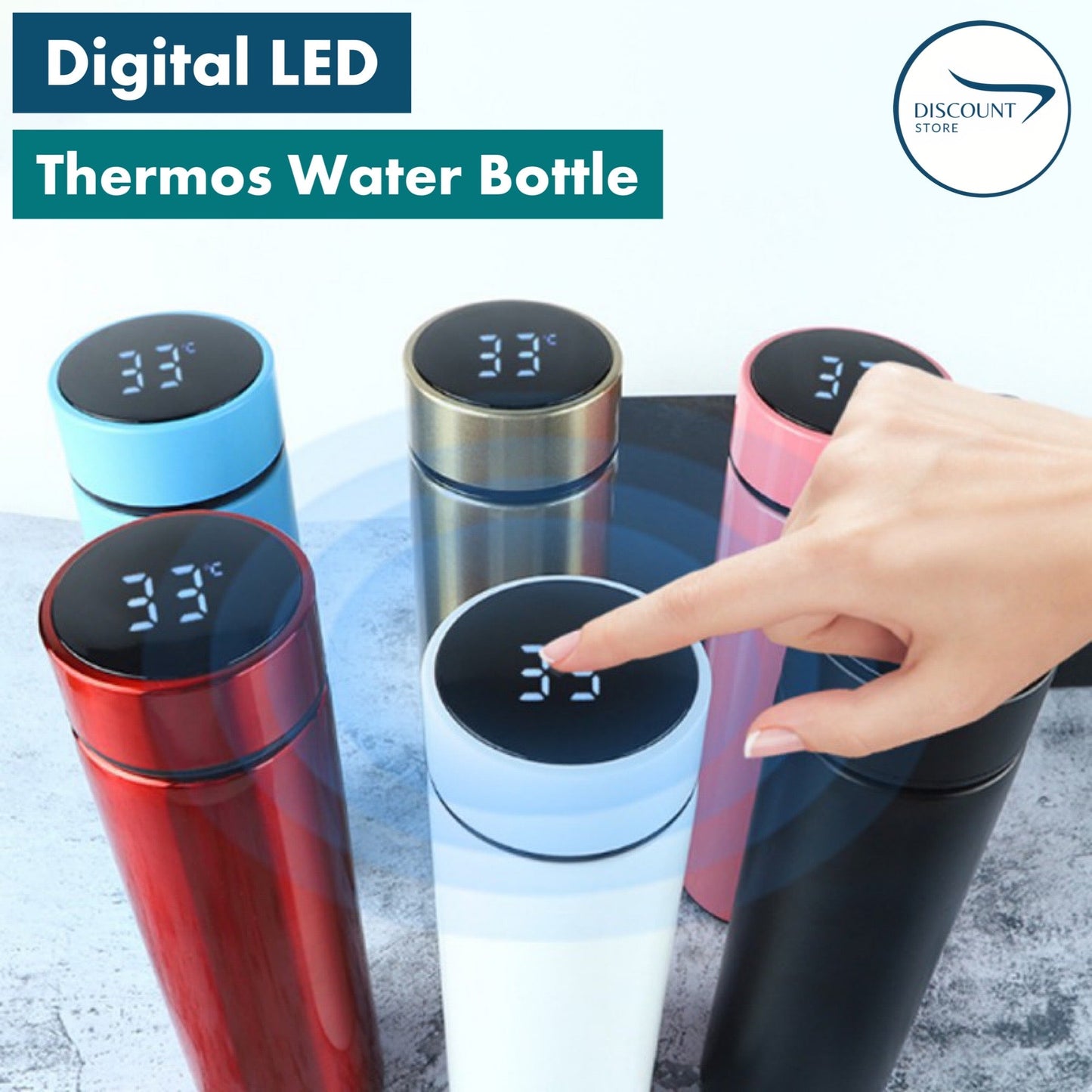 Digital LED Display Hot & Cool Smart Bottle Flask