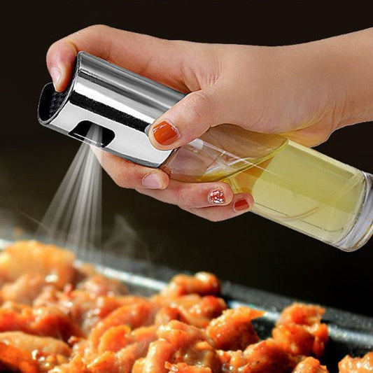 Kitchen Stainless Steel Oil Sprayer Bottle